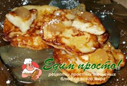 Нежные,вкусные,ароматные яблочные оладьи на кефире