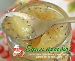 Варенье из груш с маком